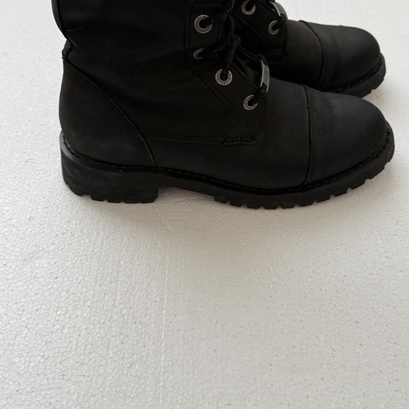 Harley-Davidson Savannah 14" Lace Up Black Leather Riding Boots SIze 7.5 - Picture 11 of 11